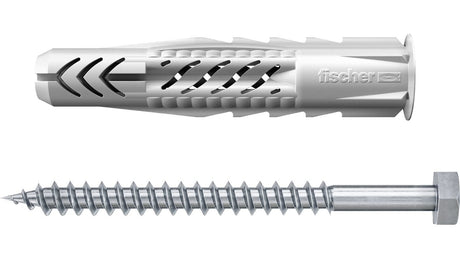 EAN 4006209836286 - Fischer 83628 tornillo de anclaje y taco 2 pieza(s) Juego de enchufes de pared y tornillos imagen 1