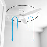 Ventilador  Pae Techo Taurus Polar 3b Pure 30w 132cm 3 Aspas Est9440320l
