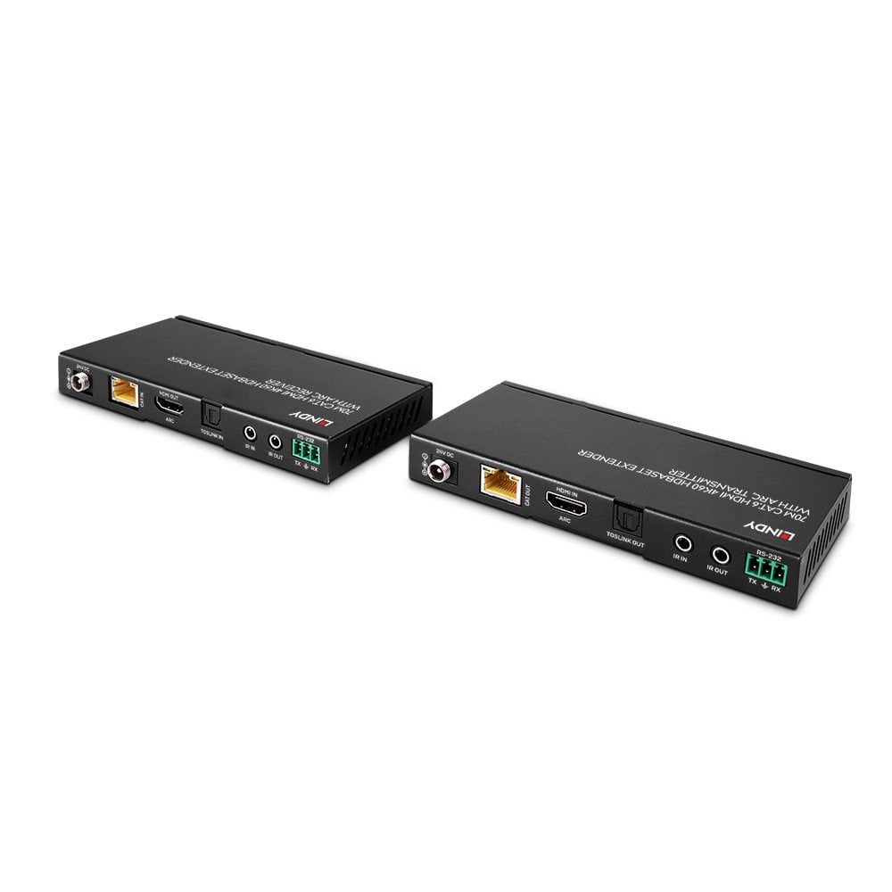 EAN 4002888383493 - Lindy 38349 extensor audio/video Transmisor y receptor de señales AV Negro imagen 5