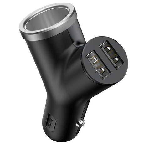 EAN 6953156280250 - Baseus CCALL-YX01 cargador de dispositivo móvil Universal Negro Encendedor de cigarrillos Auto imagen 1