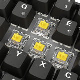 Sharkoon Skiller Sgk50 S4 Gen2 Pbt, Teclado De Juegos Negro, De-Layout, Gateron G Pro 3.0 Amarillo 4044951041930