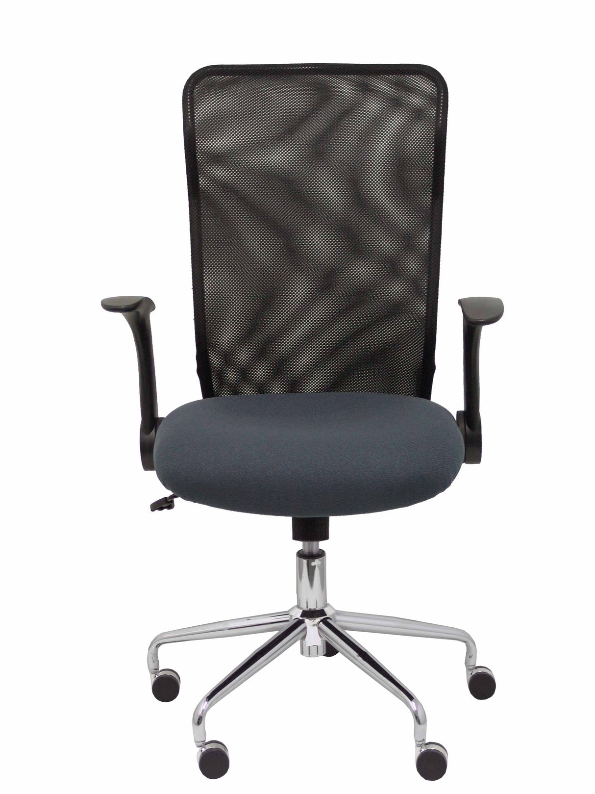 Silla Minaya Respaldo Malla Negro Asiento Bali Gr