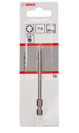Punta De Destornillador Bosch Professional Extra Dura, T8, 89 Mm