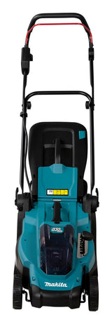 EAN 0088381757904 - Makita DLM330Z cortadora de césped Cortacésped manual Batería Negro, Turquesa imagen 7