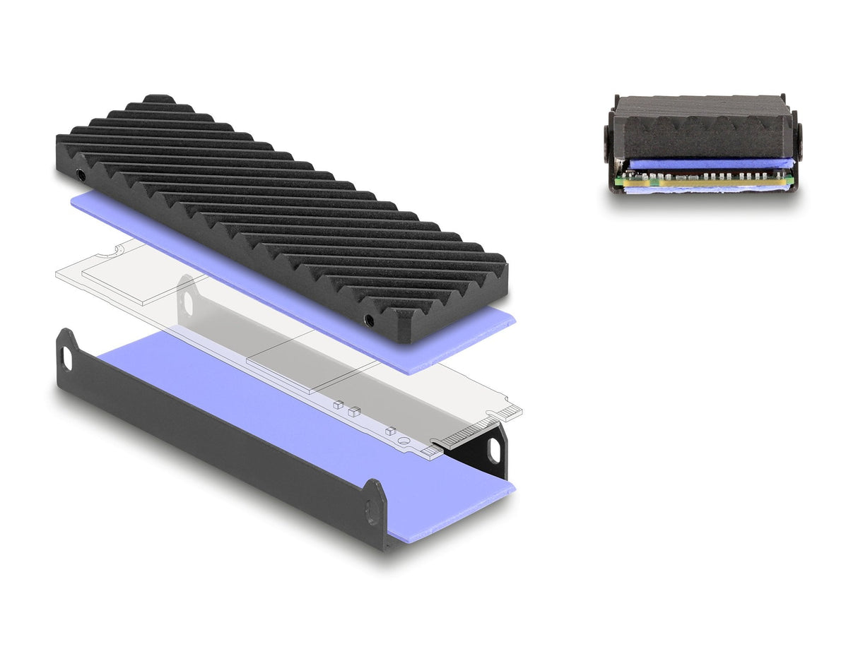 Delock 42029 Carcasa Usb Type-C 40 Gbps Para 1 X Ssd M.2 Nvme Pcie