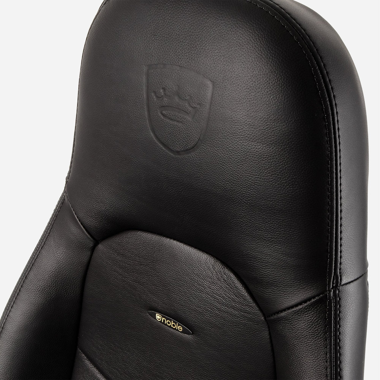 Noblechairs Icon Echtleder Gaming Silla - Negro Negro
