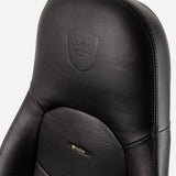 Noblechairs Icon Echtleder Gaming Silla - Negro Negro