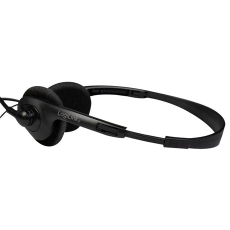 EAN 4052792064155 - LogiLink HS0055 auricular y casco Auriculares Alámbrico Diadema Música/uso diario Negro imagen 5