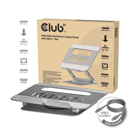EAN 8719214473754 - CLUB3D CSV-2554 soporte para ordenador portátil Gris imagen 3