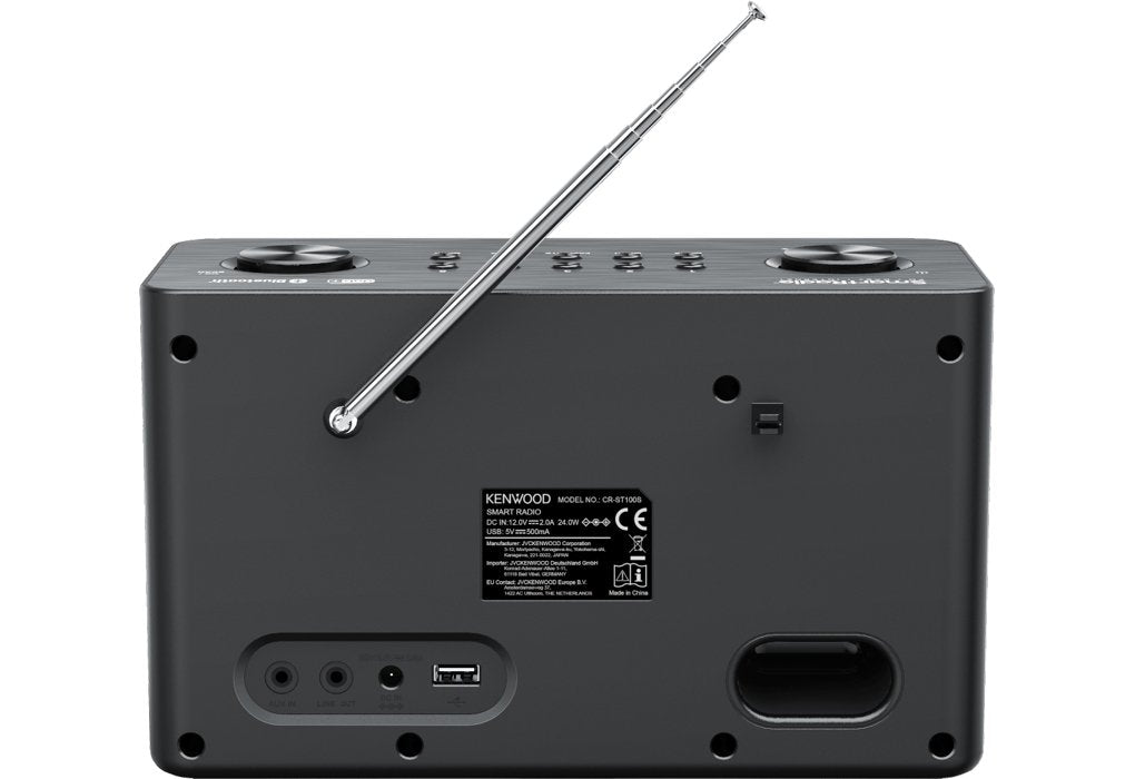 Kenwood Cr-M100s Smart Radio Mit Dab+, Grosses Farbdisplay, Wifi Negro
