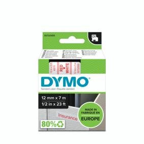 Dymo Cinta Lm D1 12mmx7m Rojo/Blanco