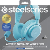 Steelseries Arctis Nova 3p Auriculares Inalámbrico Diadema Música/Uso Diario Bluetooth Color Aguamarina