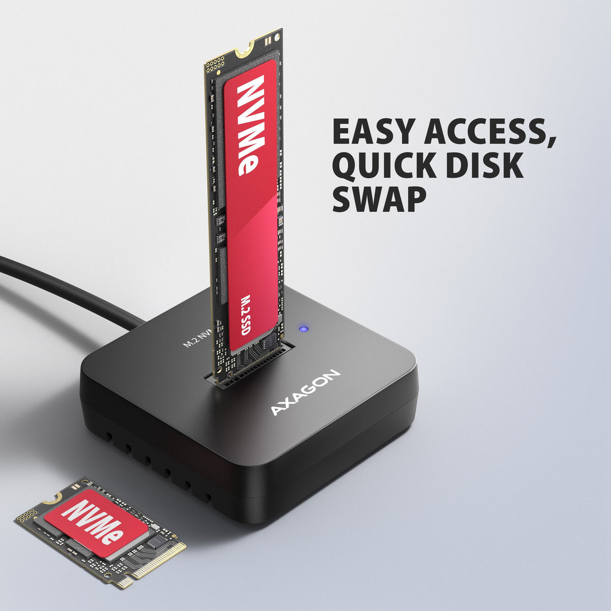Adsa-M2c11l Base De Conexión Usb-C 3.2 Gen 2 - 1 X Nvme M.2 10gbps