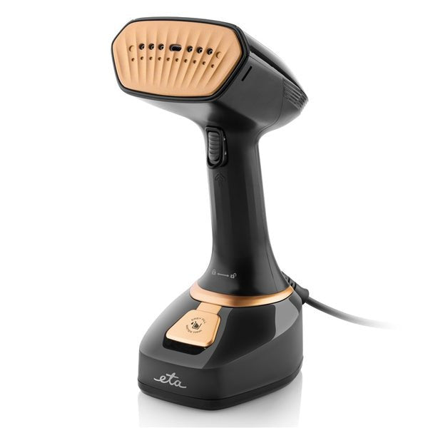 EAN 8590393324729 - Eta STEPHANY Vaporizador manual de prendas 0,32 L 1400 W Negro, Oro imagen 1