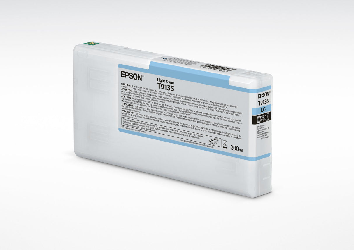EAN 0010343929982 - Epson T9135 cartucho de tinta 1 pieza(s) Original Rendimiento estándar Cian claro imagen 1