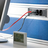 Regleta Bachmann Step Base De 3 Vías Negro/Rojo, Sin Cable, Sistema Enchufable Wieland