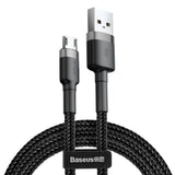EAN 6953156280304 - Baseus CAMKLF-AG1 cable USB 0,5 m USB A Micro-USB B Negro imagen 1
