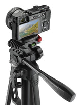 Hama Star 153 3d Tripode Para Camara Y Smartphone - Peso Max 990g - Altura Ajustable Hasta 153cm - Manivela En Columna