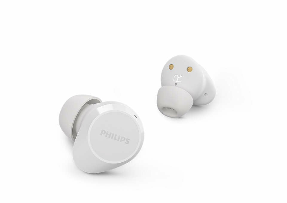 Auricular Botón Philips Tat1209wt/00 Blanco Bluetooth Ipx4
