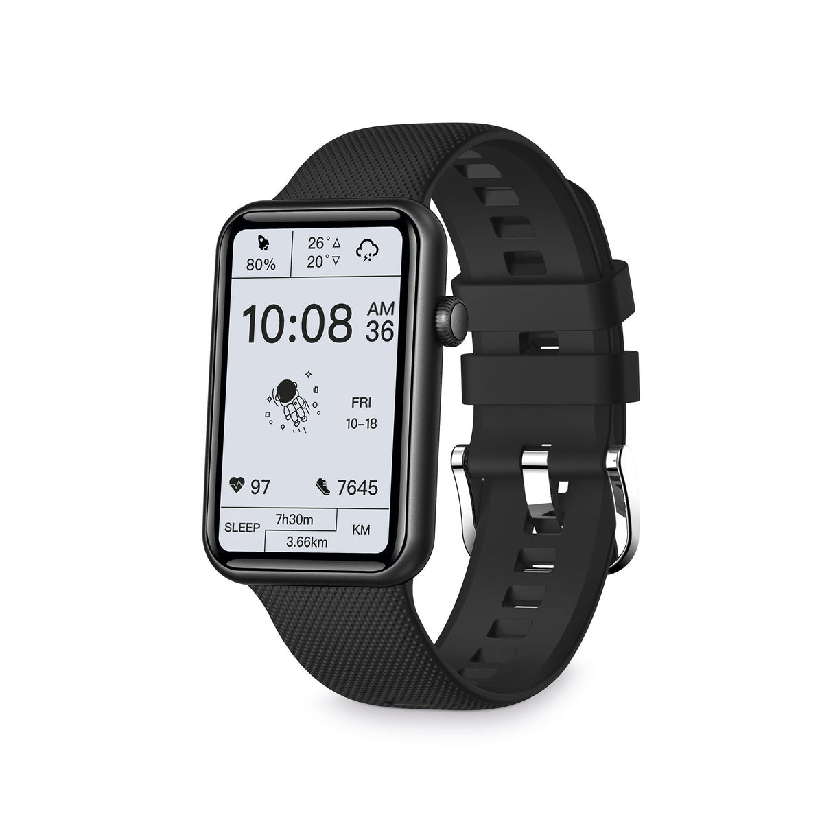 Smartwatch 40mm  Ksix Tube Black