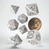 Pegasus The Witcher Dice Set: Geralt - El Lobo Blanco, Dados Qwowge3t