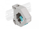 Delock Hutschienenadapter Mit Keystone Lc Duplex Buchse Zu Lc Duplex Buchse Aqua