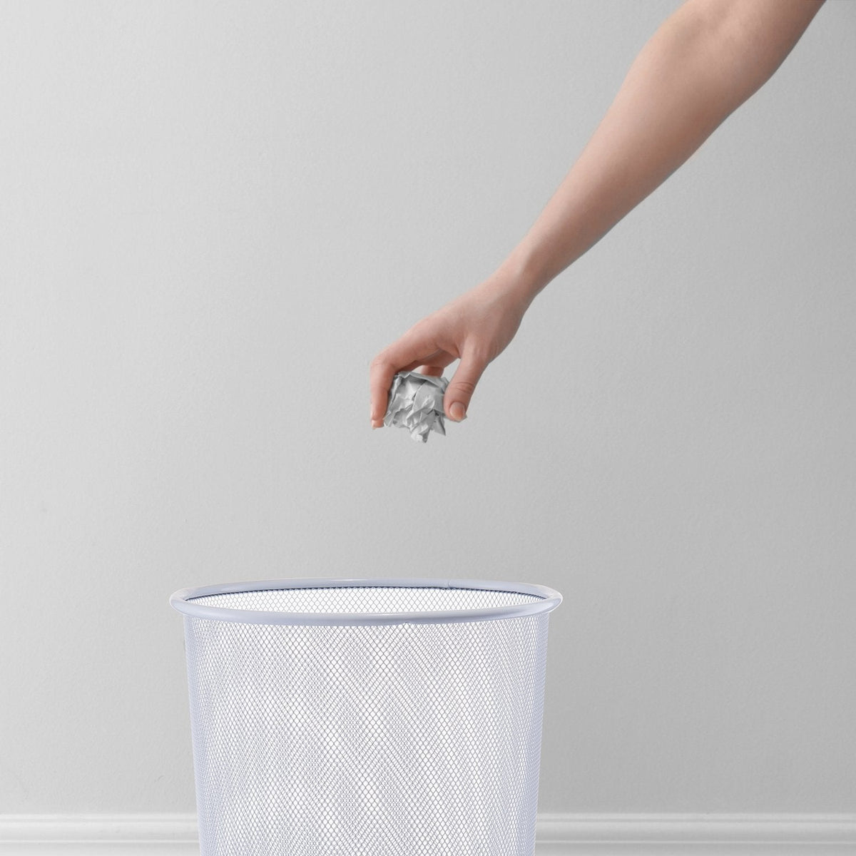 Home Zeller Papelera 23,0 L Blanco