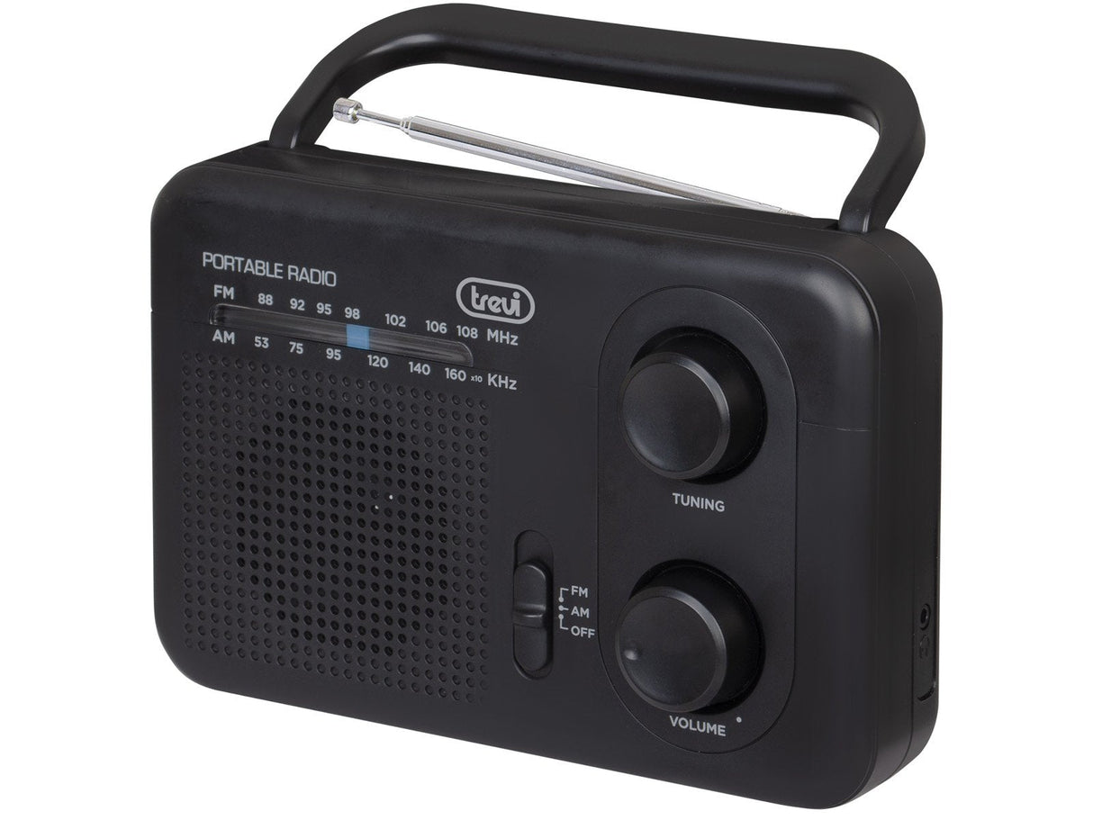 EAN 8011000029306 - Trevi 0RA7F6400 radio Portátil Analógica Negro imagen 1