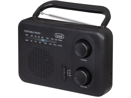 EAN 8011000029306 - Trevi 0RA7F6400 radio Portátil Analógica Negro imagen 1