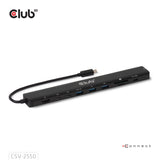 EAN 8719214473389 - CLUB3D CSV-2550 base para portátil y replicador de puertos Alámbrico USB Tipo C Negro imagen 5