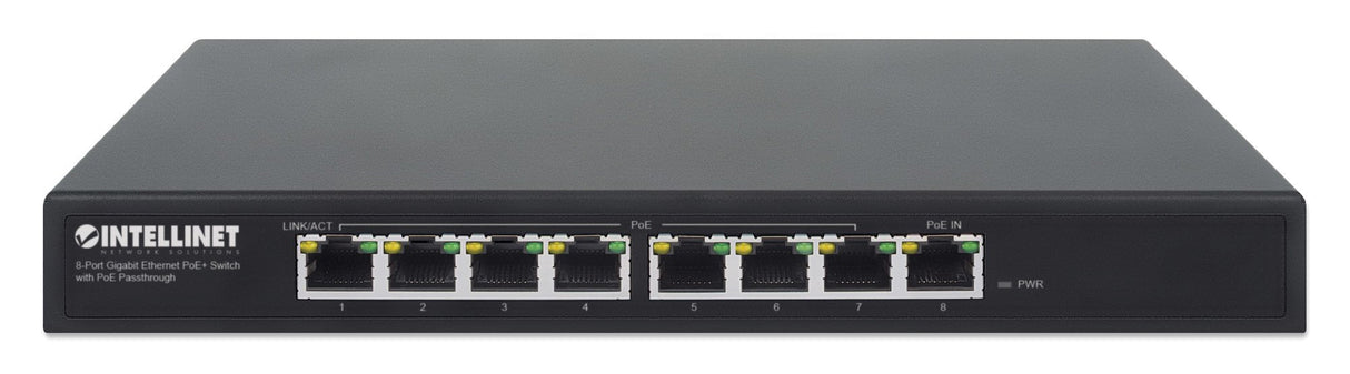 EAN 0766623561679 - Intellinet 561679 switch Gigabit Ethernet (10/100/1000) Energía sobre Ethernet (PoE) Negro imagen 3