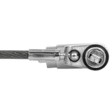 Targus Asp95dmglx25 Cable Antirrobo Negro, Plata