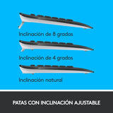 EAN 5099206077423 - Logitech 920-008680 teclado Ratón incluido Universal USB QWERTY Español Negro, Blanco imagen 6