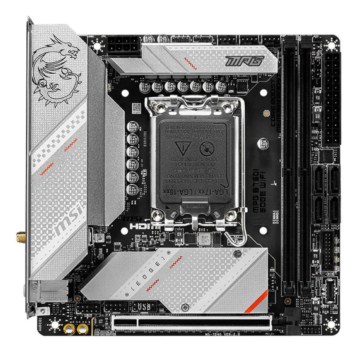 Placa Base Msi Mpg B760i Edge Wifi B760,S1700,Mitx,Intel