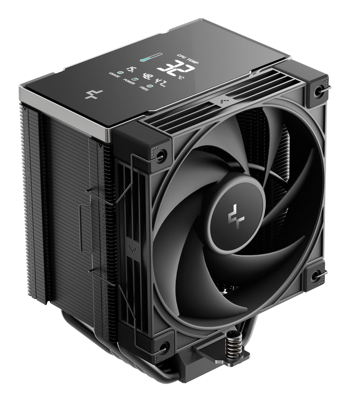 Refrigeración  Cpu Deepcool Ak700 Digital Nyx,Negro, 120 Mm R-Ak700-Bknnmn-Gjd-1