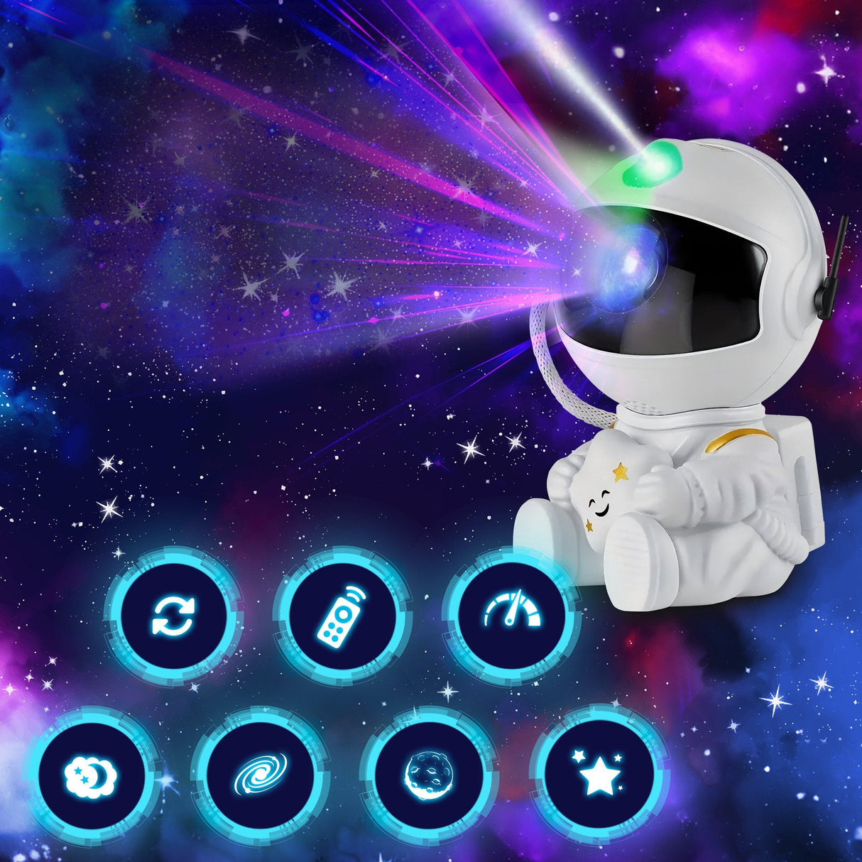 Extralink Home Mini Astronauta Projektor Gwiazd 03