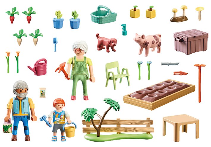 Playmobil 71443 Campo Huerto Idílico En Casa De Los Abuelos
