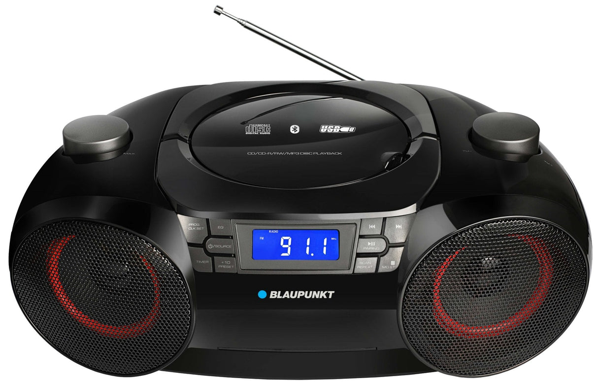 Blaupunkt Bb30bt Reproductor De Cd Reproductor De Cd Portátil Negro