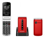 Teléfono Móvil Sunstech Celt18rd Rojo