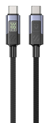 Unitek C14158abk01-2m Usb-C Cable Charging With Led Display 2m Black