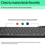 Teclado Con Cable Retroiluminado Hp 400, Teclado Negro, Aleman, Émbolo 7n7c0aa#Abd