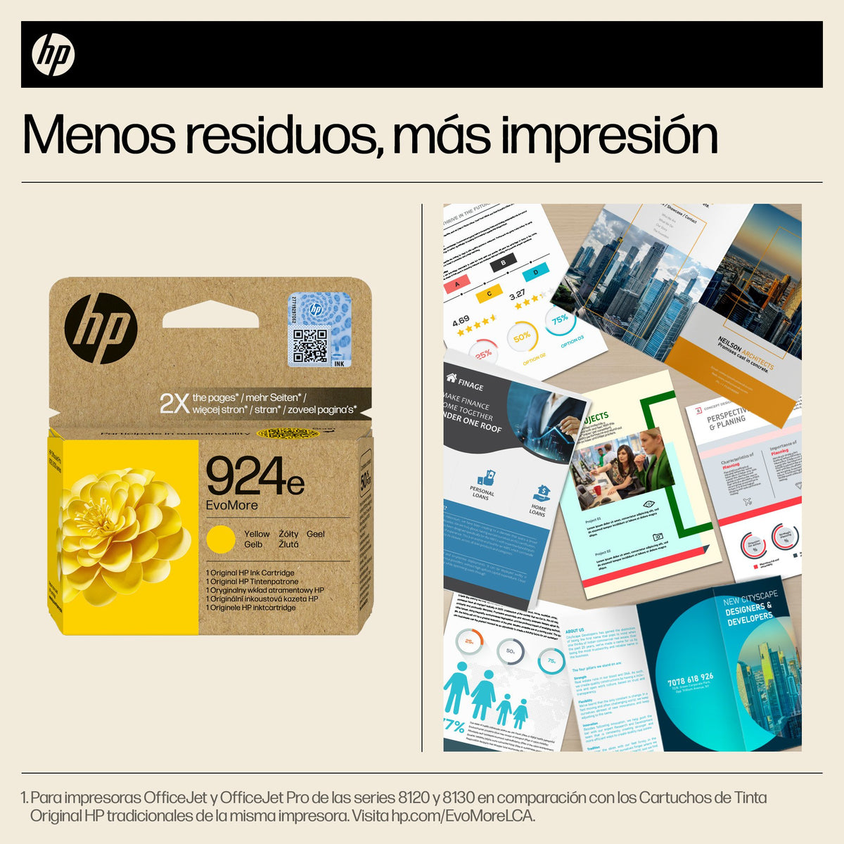EAN 0199764687494 - HP 924e EvoMore Yellow Original Ink Cartridge cartucho de tinta 1 pieza(s) Alto rendimiento (XL) Amarillo imagen 4