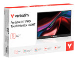 EAN 23942324003 - Verbatim Portable 14" FHD Touch Monitor LIGHT Monitor portátil Negro 35,6 cm (14") LCD 1920 x 1080 Pixeles imagen 6