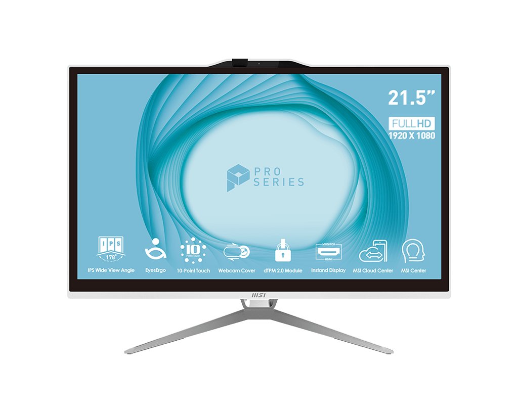 All In One Msi Pro Ap222t 218eu G7400 4gb Ssd 128gb