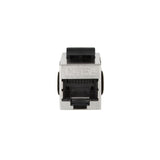 Keystone Coupler Cat.5e Stp, 2xrj45, Metal, Shielded