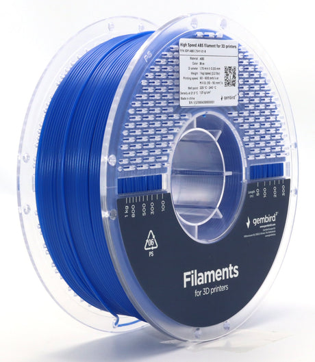 EAN 8716309131681 - Gembird 3DP-ABS1.75HY-01-B material de impresión 3d ABS Azul 1 kg imagen 1