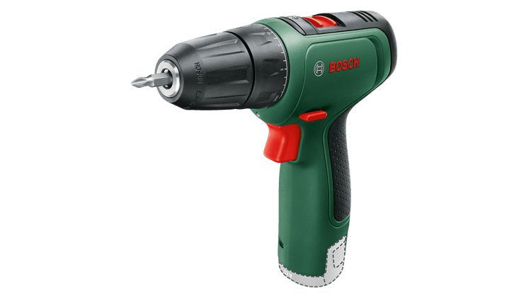 Taladro Atornillador  Bosch Diy & Garden  A Batería Easydrill 1200 + Juego De Brocas Y Brocas De 34 Piezas Verde/Negro, 2 Baterías De Iones De Litio De 1,5 Ah, Maletín 06039d3008