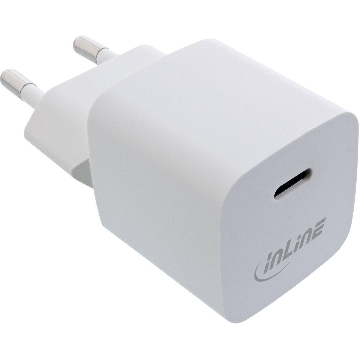 Cargador Usb En Línea Usb-C Único, Entrega De Energía, Pps, 33w, Blanco