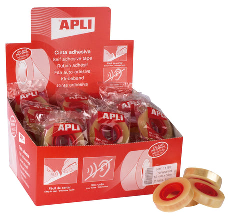 EAN 8410782111696 - APLI 11169 cinta adhesiva 33 m 55 pieza(s) imagen 1