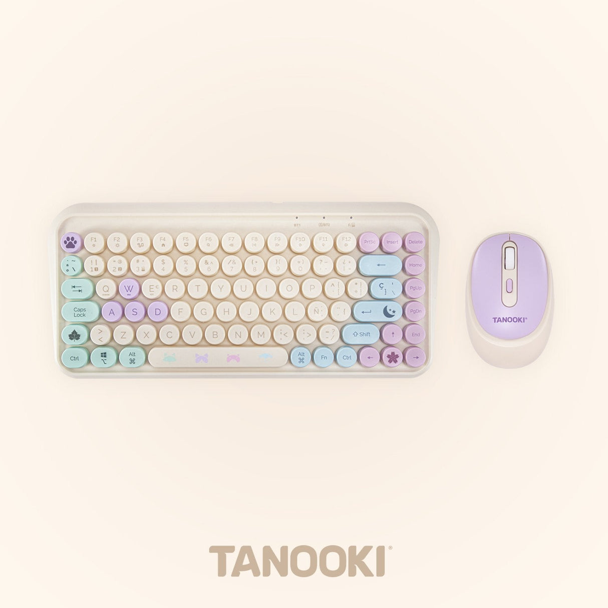 Teclado Y Raton Bluetooth Tanooki